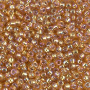 Miyuki seed beads 8/0 - Silverlined dark gold ab 8-1004